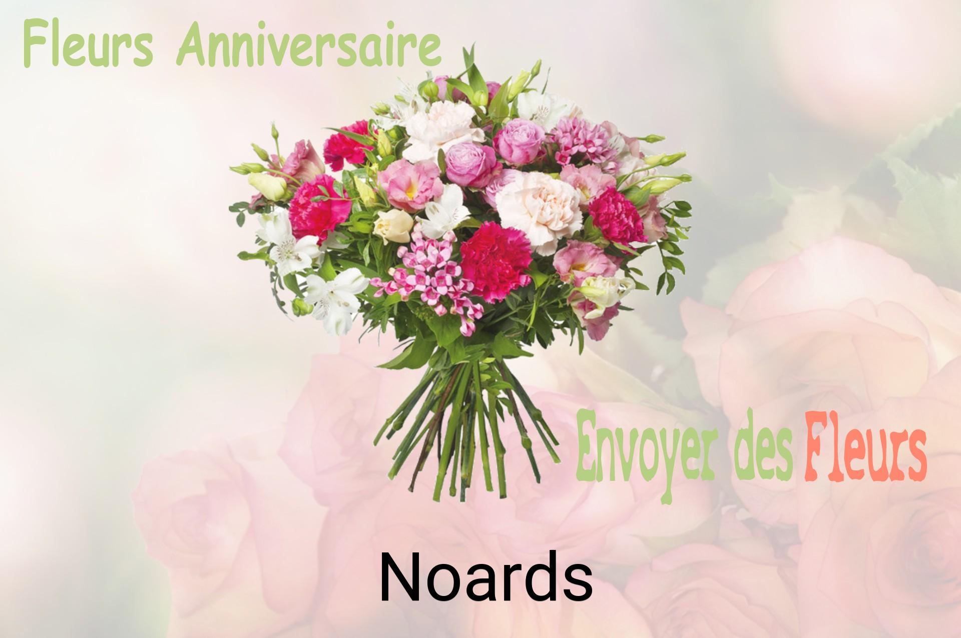 Bouquet de fleurs d’anniversaire livré à Noards
