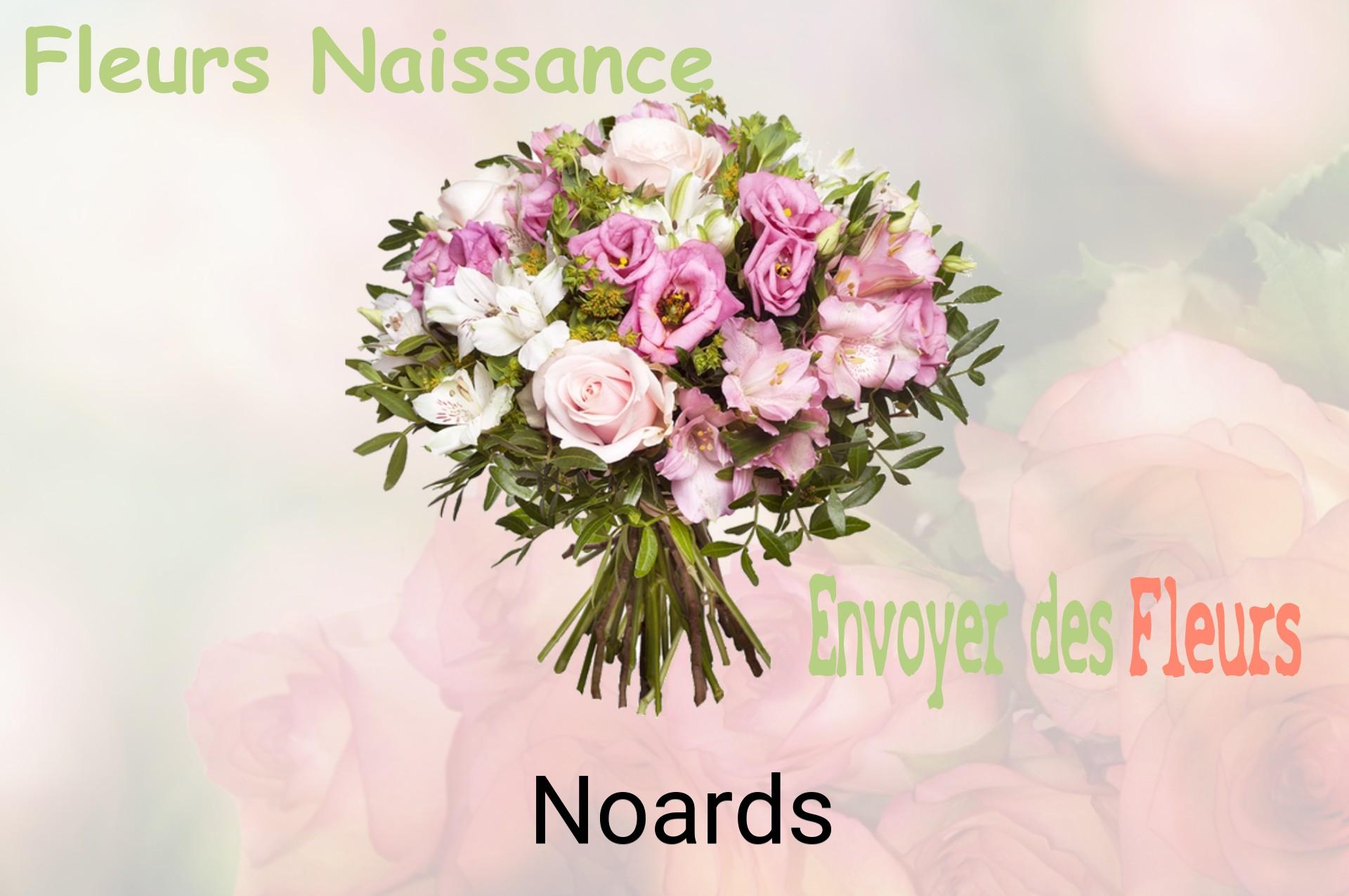 Bouquet de fleurs de naissance livré à Noards